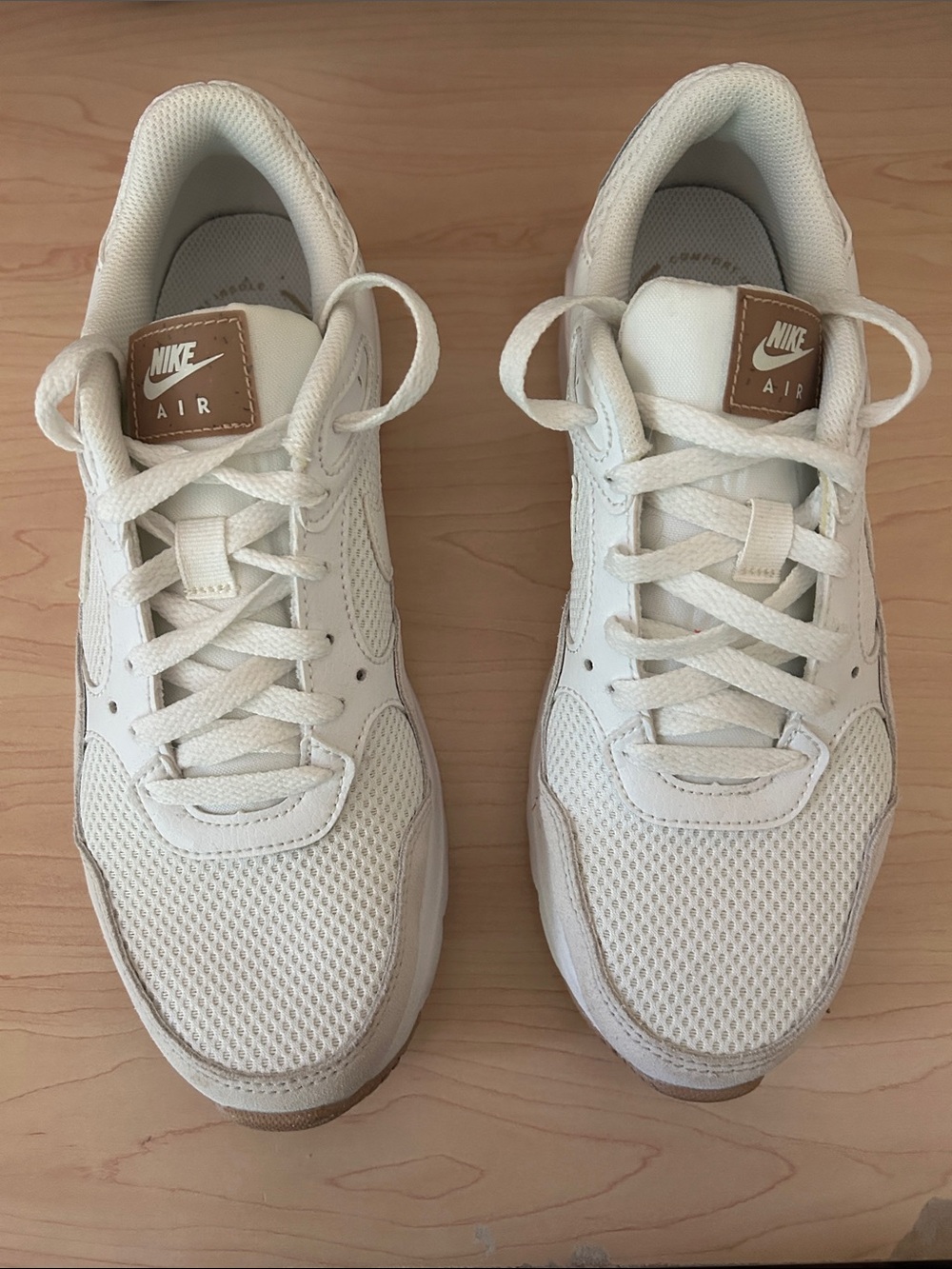 Nike Air Low-Top Sneakers in White/Off-White